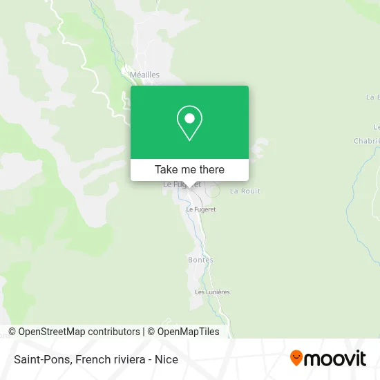 Saint-Pons map