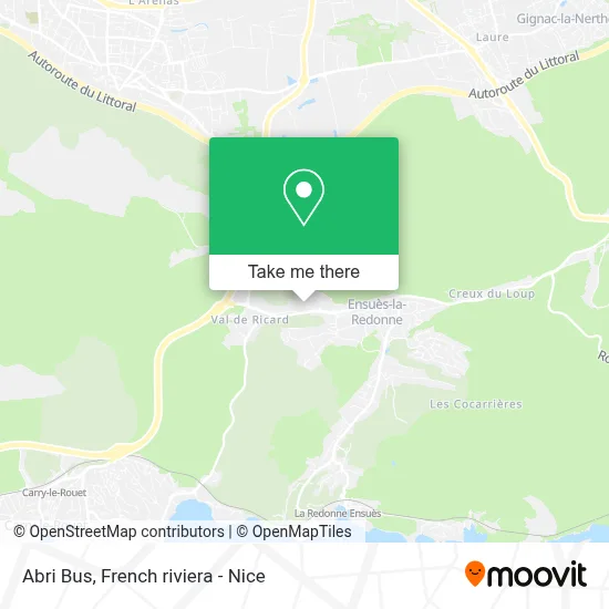 Abri Bus map