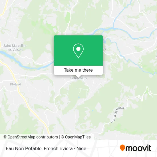 Eau Non Potable map