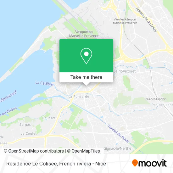 Résidence Le Colisée map
