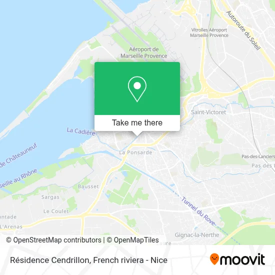 Résidence Cendrillon map