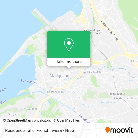 Résidence Talie map
