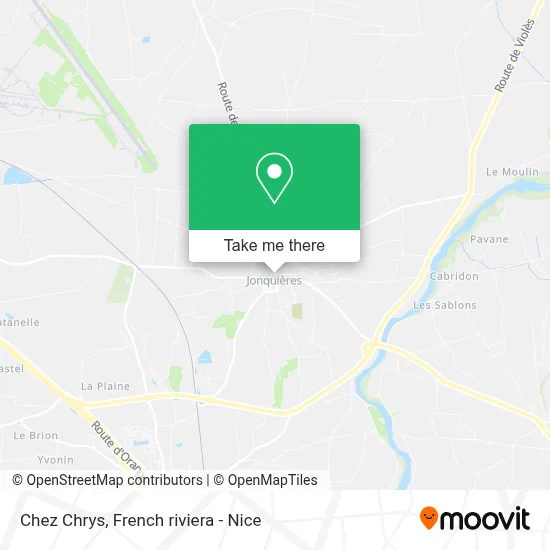 Mapa Chez Chrys