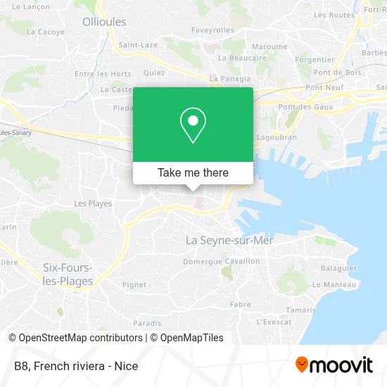 B8 map