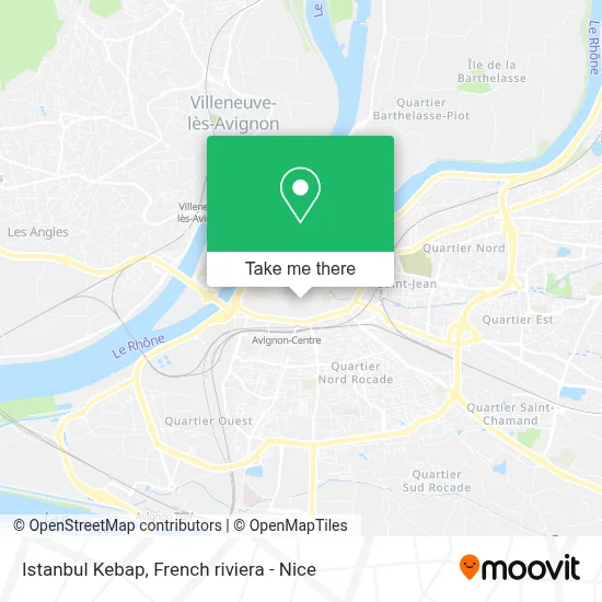Istanbul Kebap map