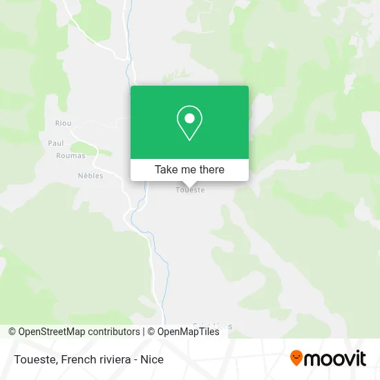 Toueste map