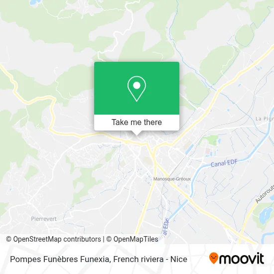 Pompes Funèbres Funexia map