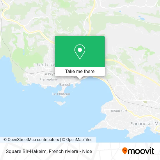 Square Bir-Hakeim map