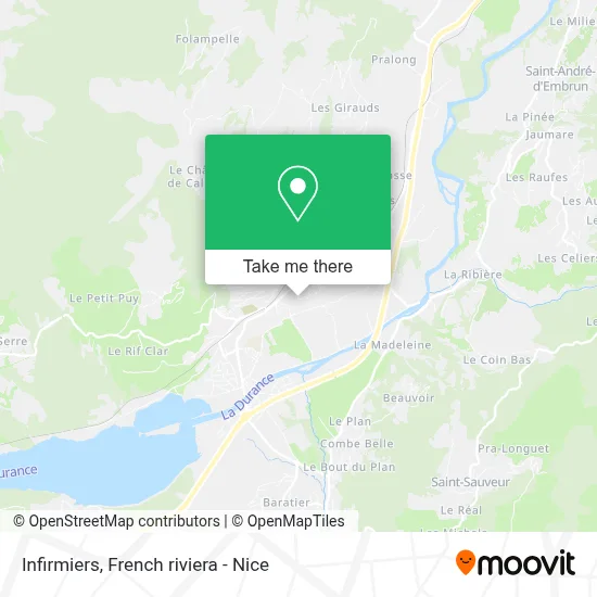 Infirmiers map