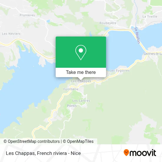 Les Chappas map