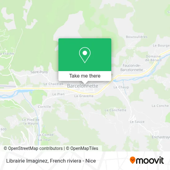 Librairie Imaginez map