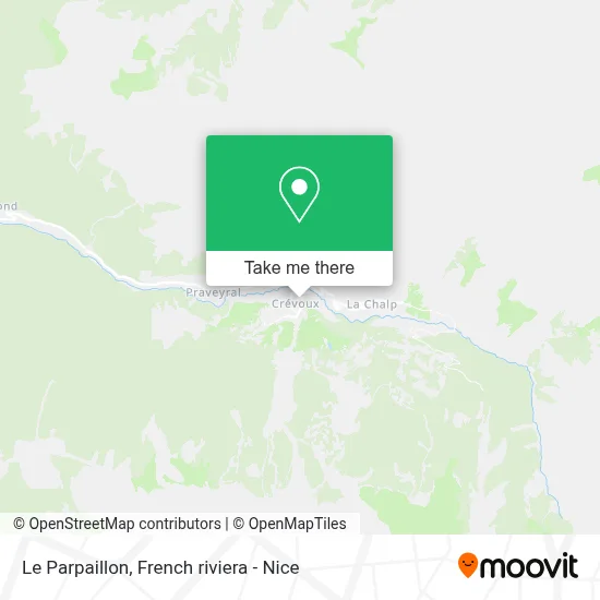 Le Parpaillon map