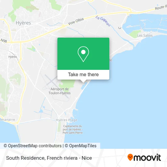 Résidence Plein Sud map