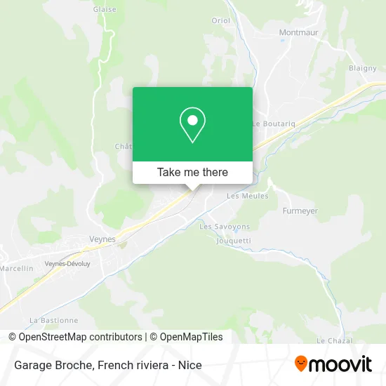 Garage Broche map