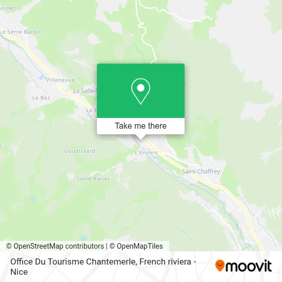 Office Du Tourisme Chantemerle map