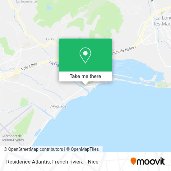 Résidence Atlantis map