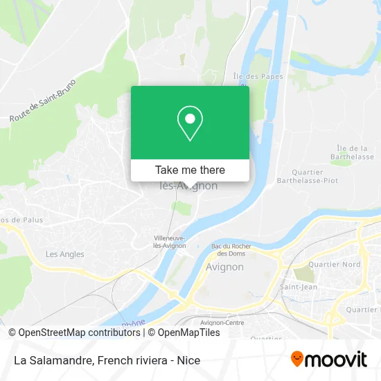 La Salamandre map