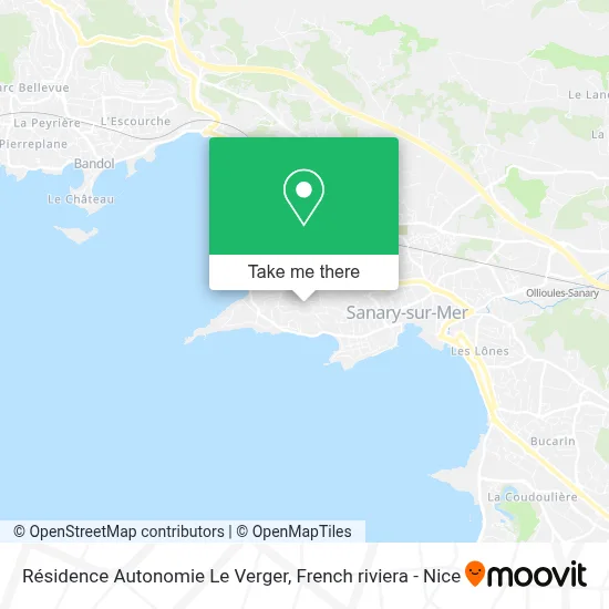 Résidence Autonomie Le Verger map