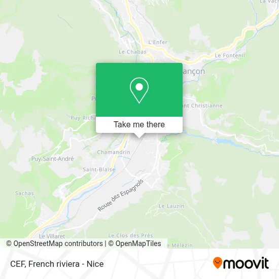 Cef map