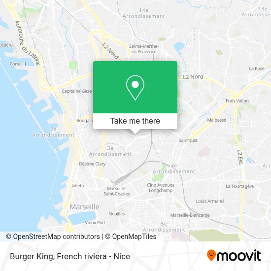 Burger King map
