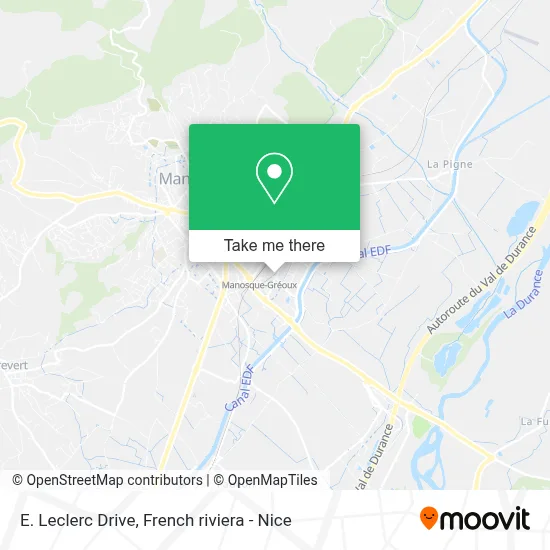 E. Leclerc Drive map