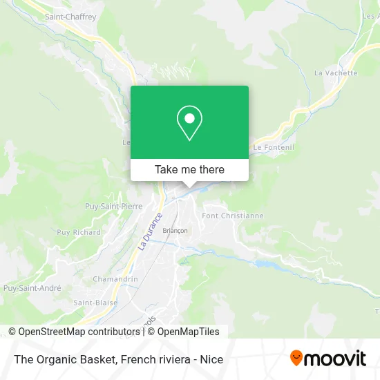Le Panier Bio map