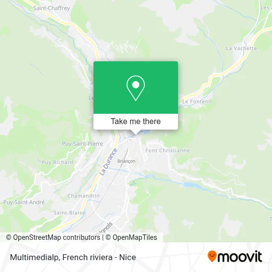 Multimedialp map