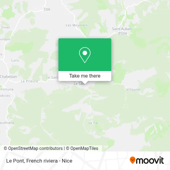 Le Pont map