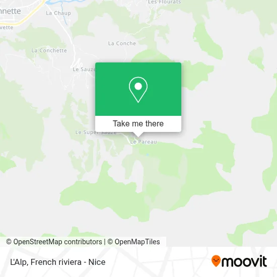 L'Alp map