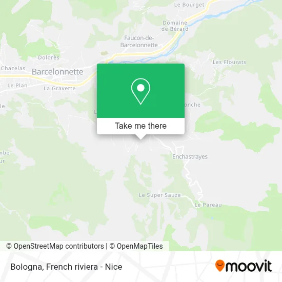 Bologne map