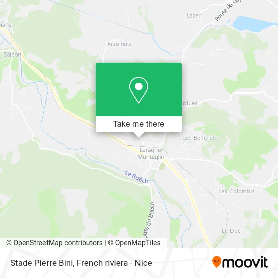 Stade Pierre Bini map
