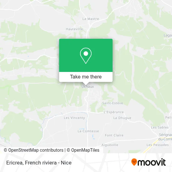 Ericrea map
