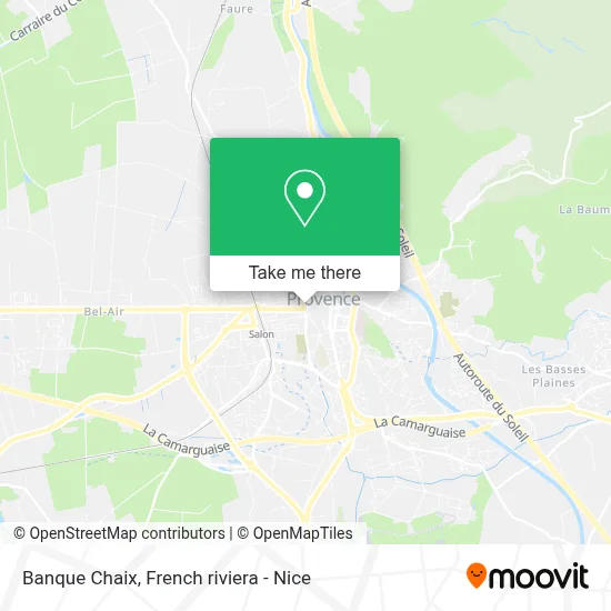 Mapa Banque Chaix
