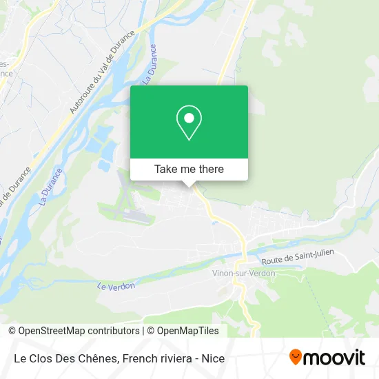 Le Clos Des Chênes map