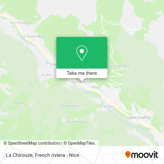 La Chirouze map