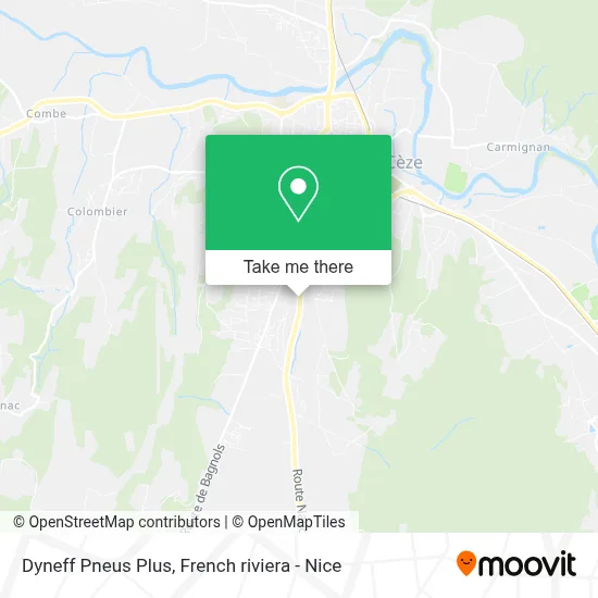 Dyneff Pneus Plus map