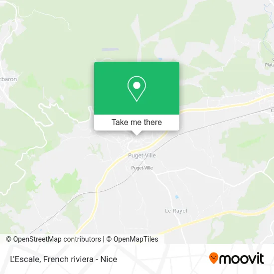 L'Escale map