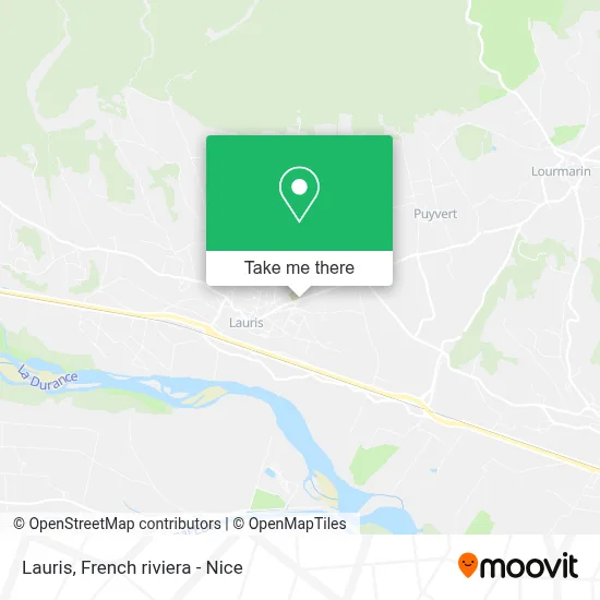 Lauris map