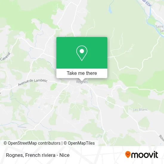 Rognes map