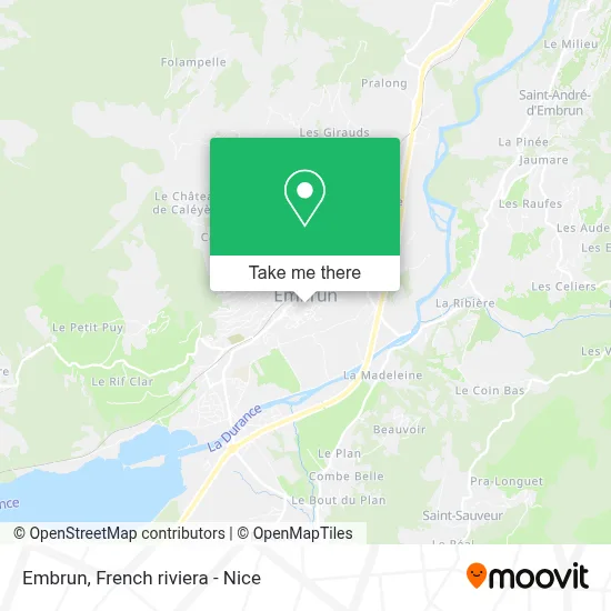Embrun map
