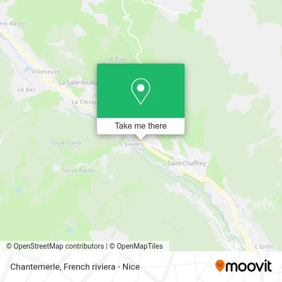 Chantemerle map