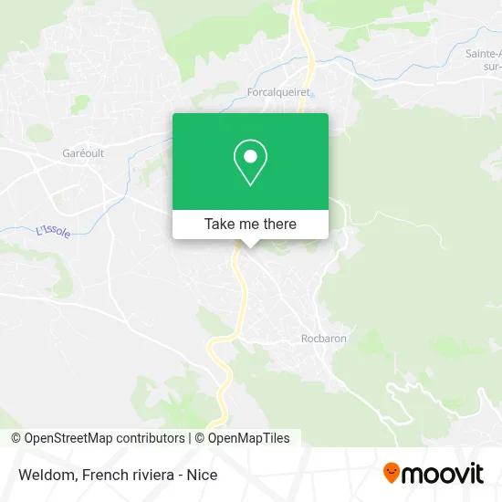 Weldom map