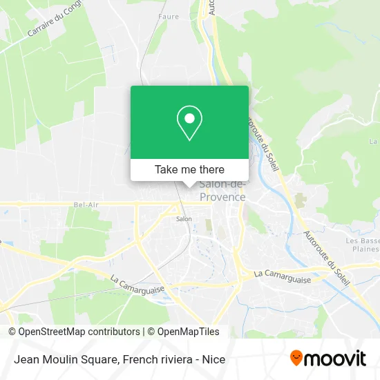 Square Jean Moulin map