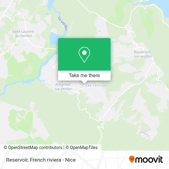Mapa Réservoir