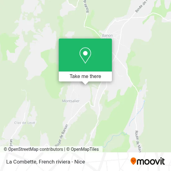 La Combette map