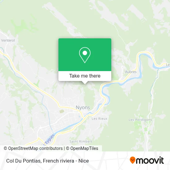 Col Du Pontias map
