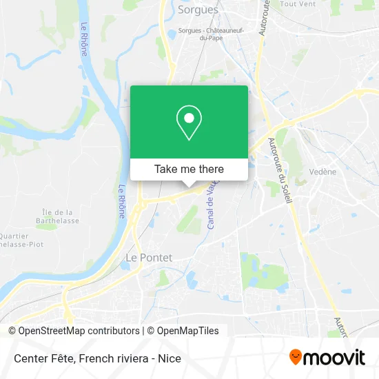 Center Fête map