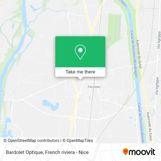 Bardolet Optique map