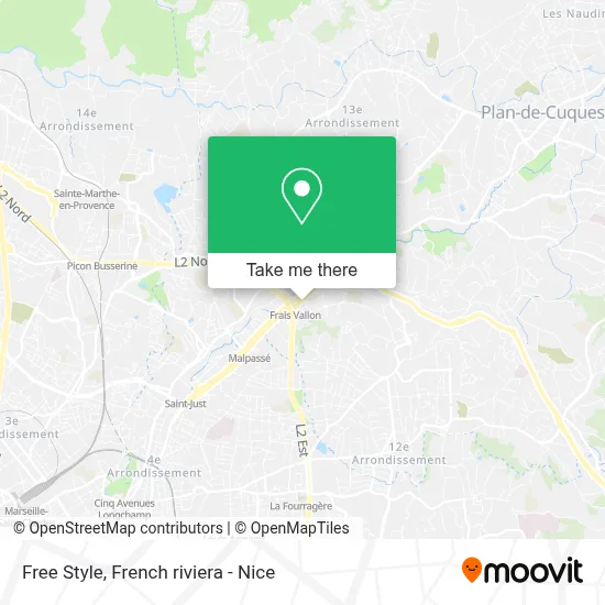Free Style map