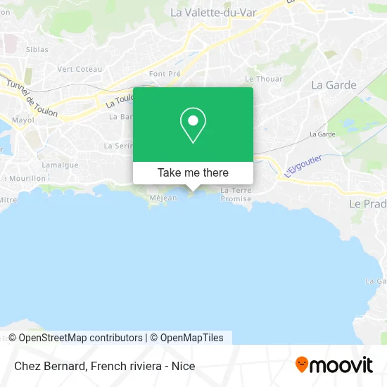 Chez Bernard map